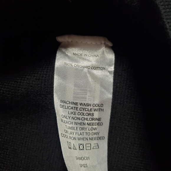 Quince Black Open Front Sweater Blazer - Picture 7 of 7